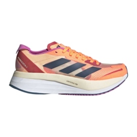 Adidas Adizero Boston 11 W GX6654 shoes black red violet orange multicolored yellow