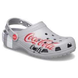 Crocs Classic Coca-Cola Shoes - Gray Flip-Flops