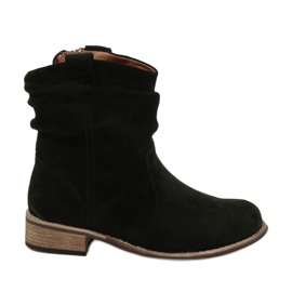 Evento Black suede boots Jezzi 20BT35-3046 Evento Black suede boots Jezzi 20BT35-3046