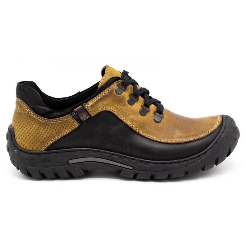 KOMODO Men's trekking shoes leather 917K yellow