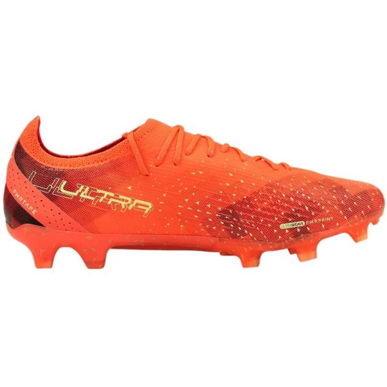 Puma Ultra Ultimate FG / AG M 106868 03 football boots red oranges and reds
