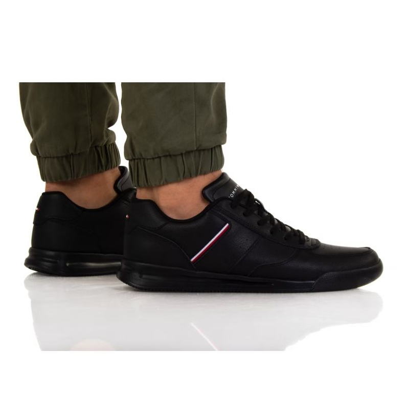 Shoes Tommy Hilfiger Lightweight Leather Detal Dup M FM0FM04280 Bds black