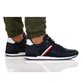 Tommy Hilfiger Iconic Runner Leather M FM0FM04281 DW5 navy blue Tommy Hilfiger Iconic Runner Leather M FM0FM04281 DW5 navy blue