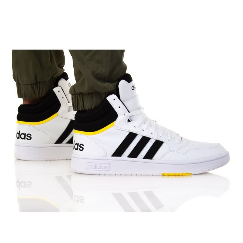 Adidas Hoops 3.0 Mid M GZ4533 shoes white Adidas Hoops 3.0 Mid M GZ4533 shoes white