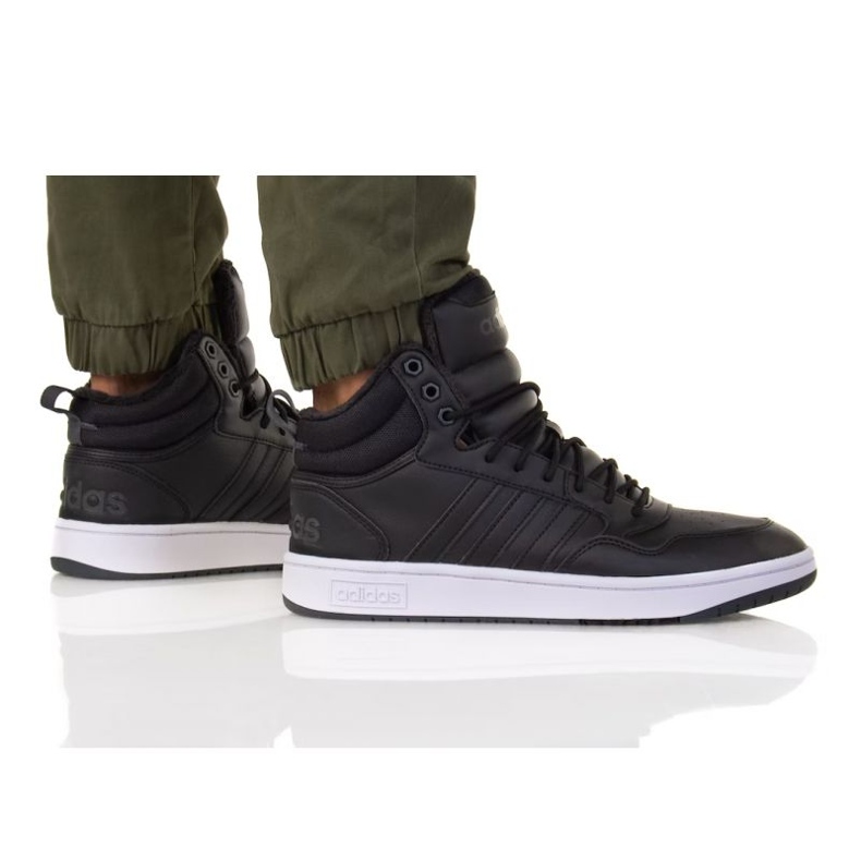 Adidas Hoops 3.0 Mid Wtr GZ6679 shoes black Adidas Hoops 3.0 Mid Wtr GZ6679 shoes black