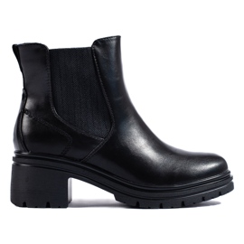 Ladies' black Chelsea boots on the Shelovet post