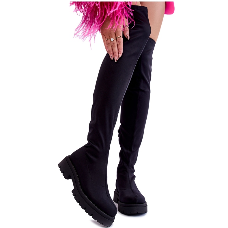 Women's Boots Over The Knee Black Brinna