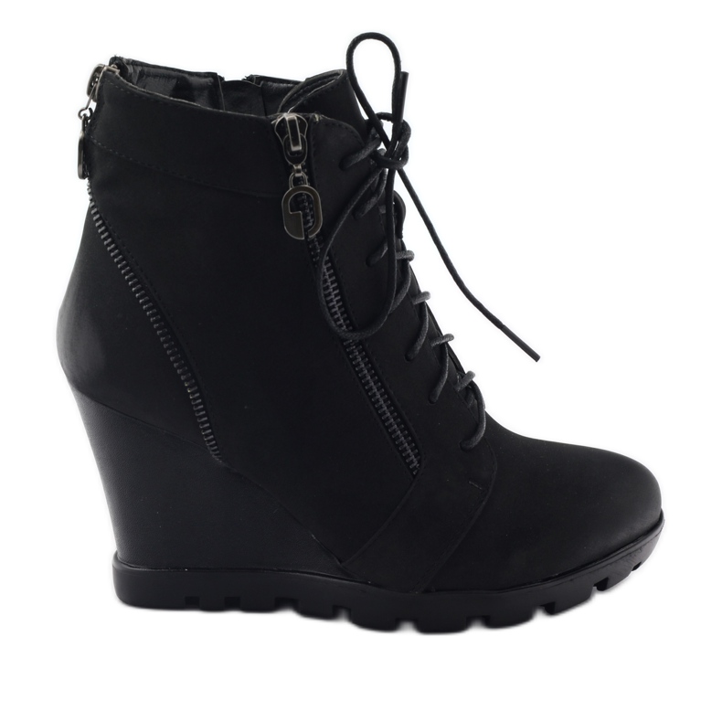 M.Daszyński Black Daszyński SA25 winter women's boots