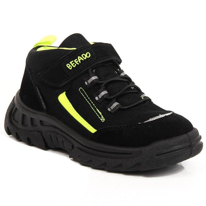 Befado Jr BEF37B waterproof high trekking shoes black