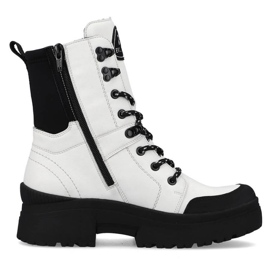 Rieker Revolution W RKR571 waterproof leather insulated boots white