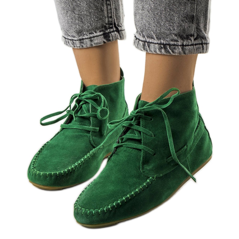 BM Green Lalo eco-suede boots