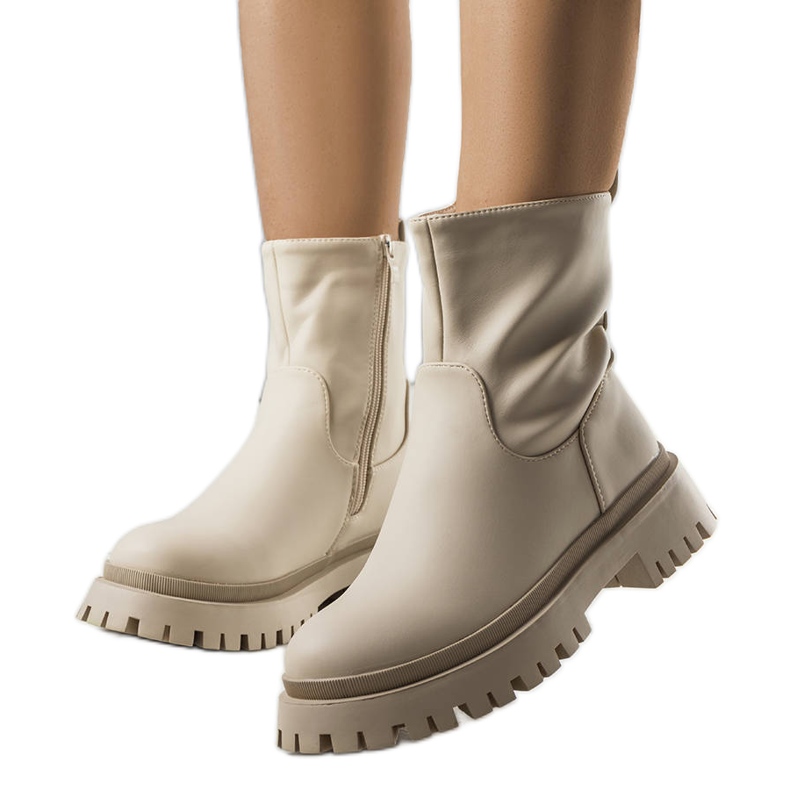 BM Basil beige insulated boots