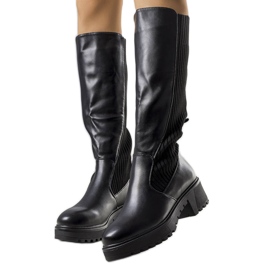 Black Mishin insulated boots Black Mishin insulated boots