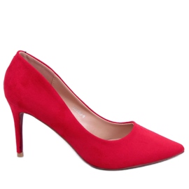 Belluci Women's suede Tilda Red stilettos Belluci Women's suede Tilda Red stilettos