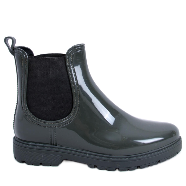 BM Women's galoshes short Jodhpur boots Essence Green
