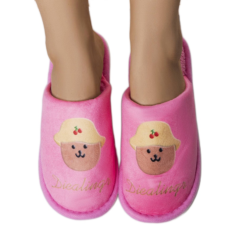 Pink soft slippers from Diealings Pink soft slippers from Diealings