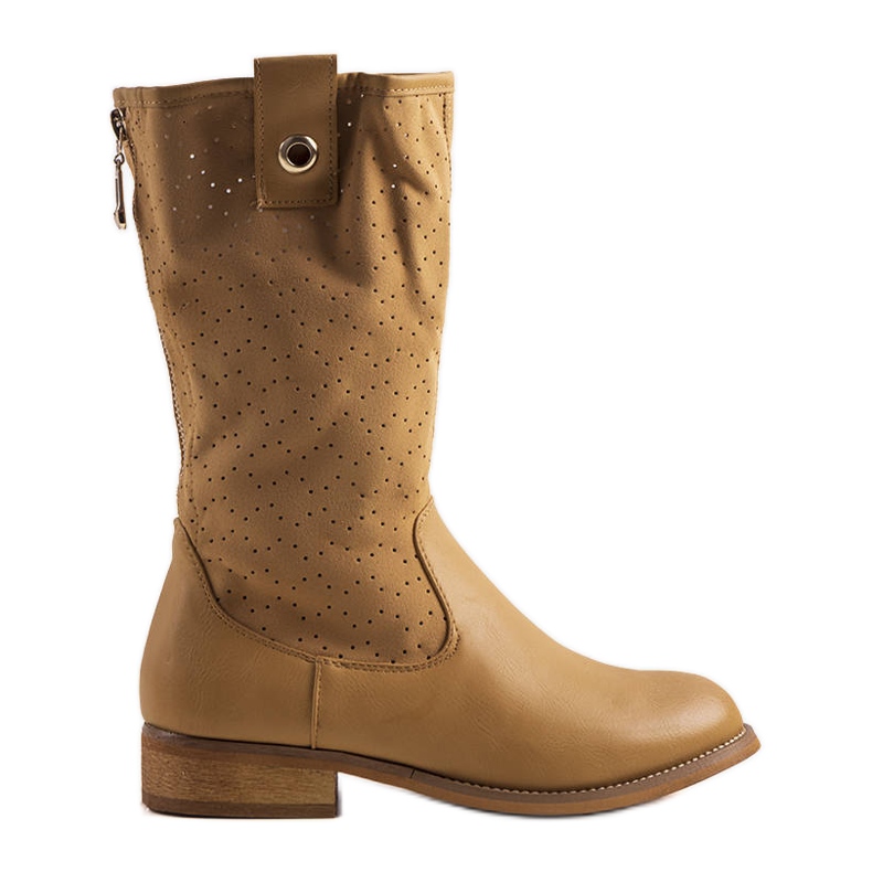 Zulik brown children's boots
