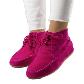BM Pink Lalo eco-suede boots BM Pink Lalo eco-suede boots