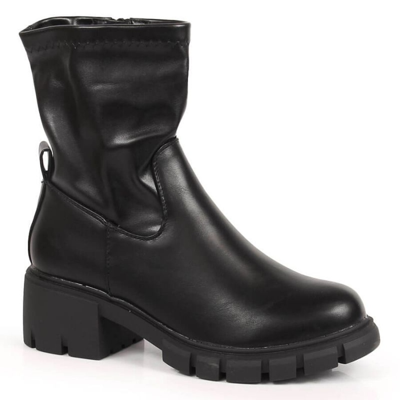 Jodhpur boots with high heels and an insulated platform Jezzi W JEZ379 black