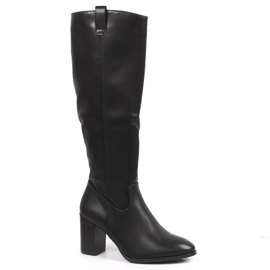 Insulated high heels boots Sergio Leone W SK398 black