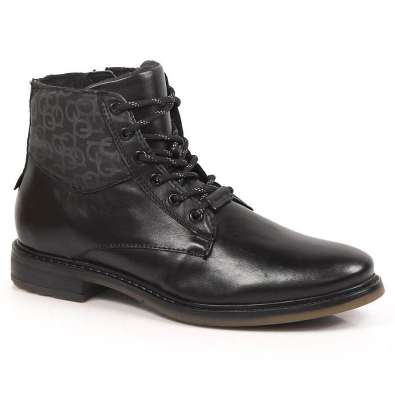 Leather boots Bugatti M INT1802 black