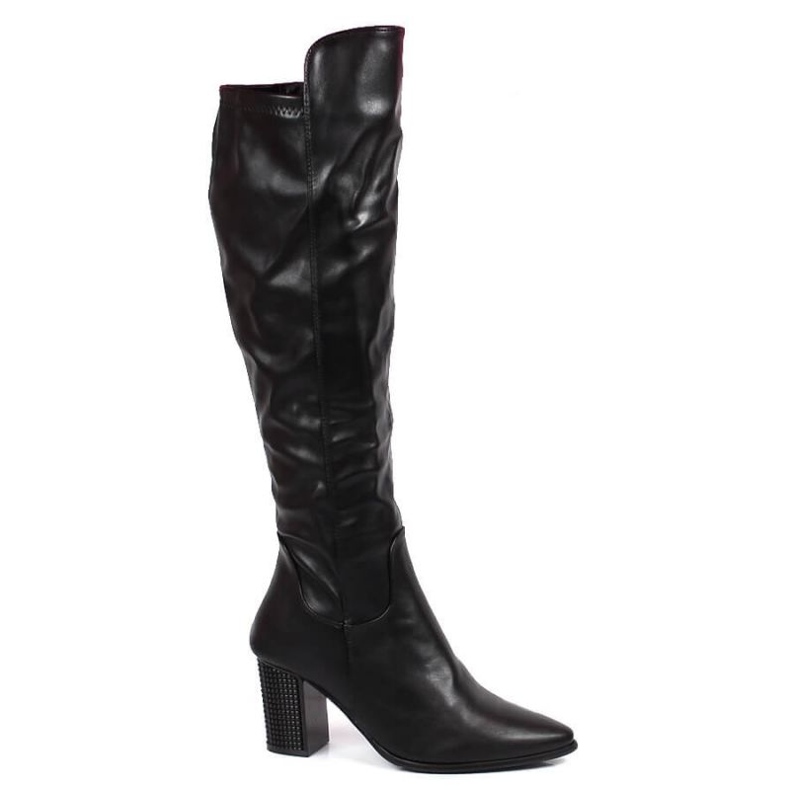 Boots on a decorative post, insulated Filippo W PAW397 black