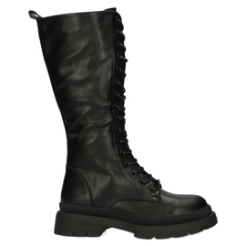 Warm boots officer Filippo W PAW398 black