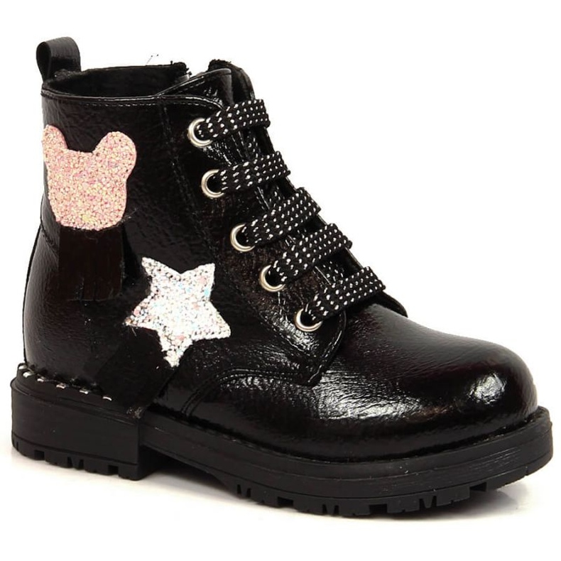 Shimmering insulated boots Potocki Jr WOL121A black