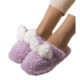 Rabit Purple Soft Slippers