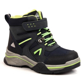 Shoes insulated with sheep wool News Jr. EVE383B navy blue