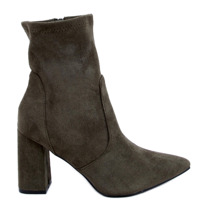 PA1 Suede heeled boots from Natalie Green