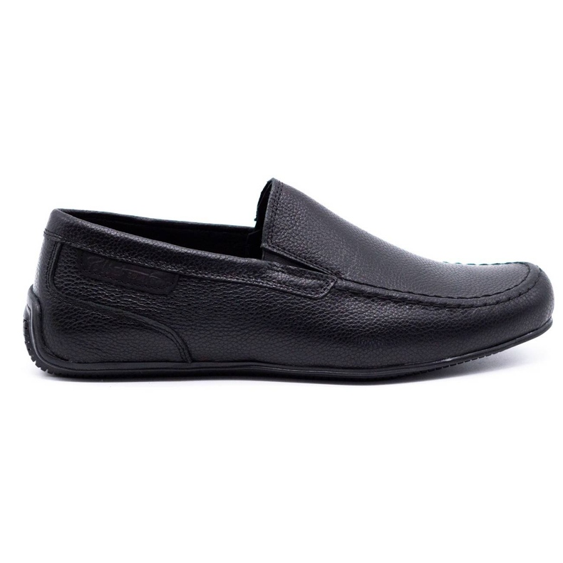 Polbut Men's leather loafers 2105 black grain Polbut Men's leather loafers 2105 black grain