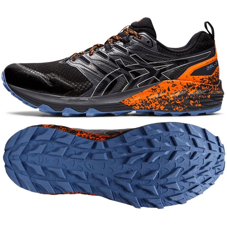 Asics GEL-Trabuco Terra M 1011B029-009 running shoes black orange grey Asics GEL-Trabuco Terra M 1011B029-009 running shoes black orange grey
