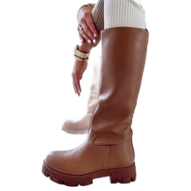 Powell Khaki women's riding boots beige Powell Khaki women's riding boots beige