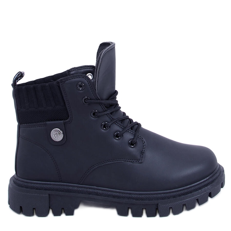 BM Atomic Black women's trappers boots