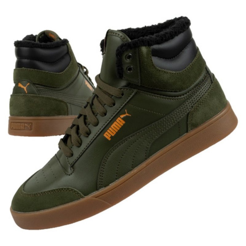 Puma Shuffle Mid 387609 02 Winter Shoes green