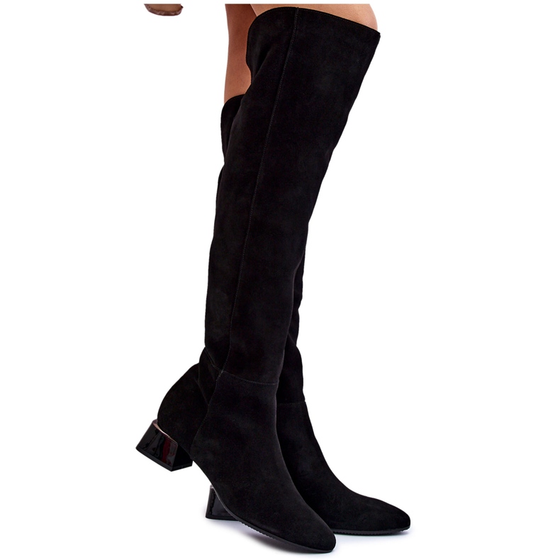 Laura Messi 2221 Suede Thigh High Boots Black Laura Messi 2221 Suede Thigh High Boots Black
