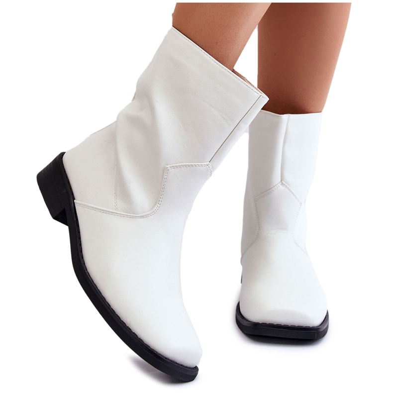 PA1 Women's Warm Slip-on Boots White Calan