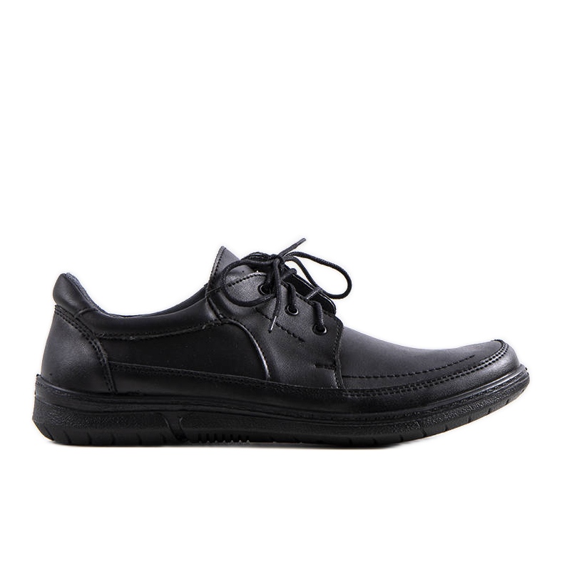BM Ignat men's black shoes