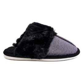 BM Men's Warm Slippers Black Marcus grey