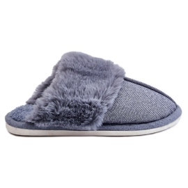 Men's Insulated Slippers Navy Blue Marcus
