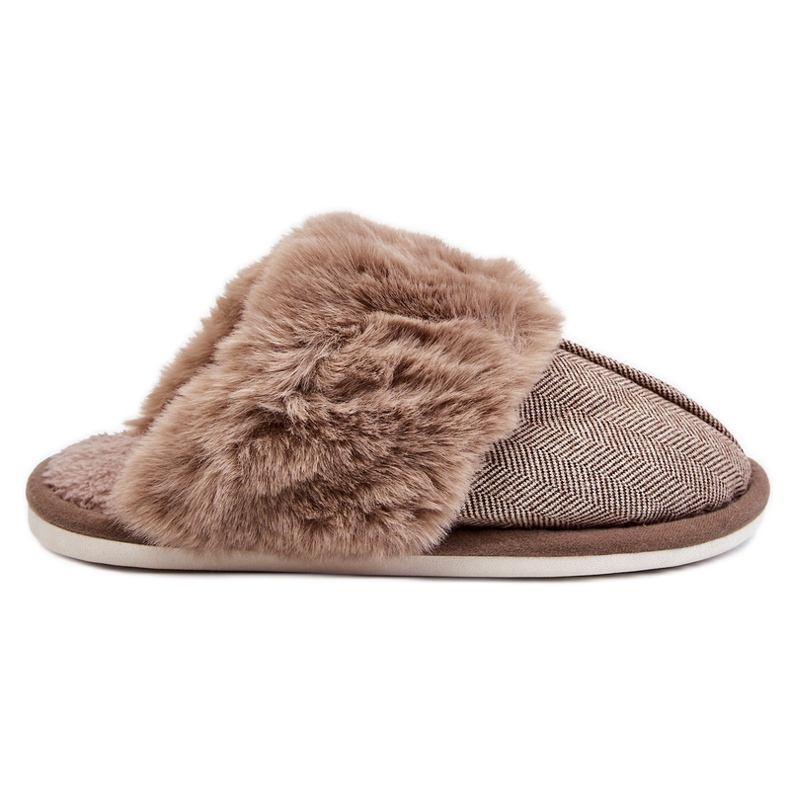 Men's Warm Slippers Gray Marcus brown