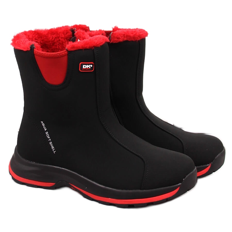 DK Soft Shell black waterproof snow boots