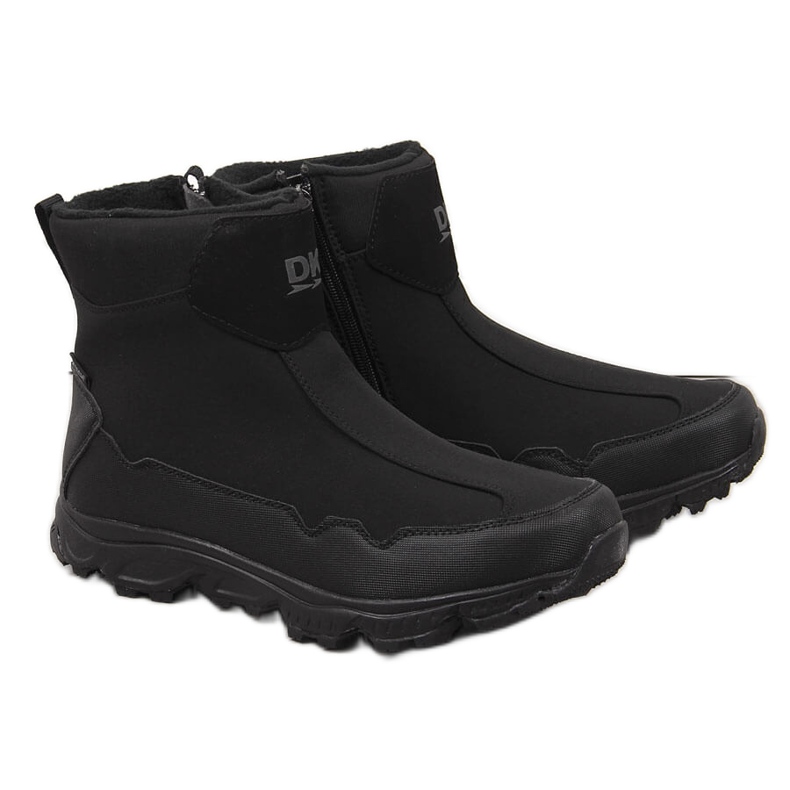 Men's waterproof insulated snow boots black DK Men's waterproof insulated snow boots black DK