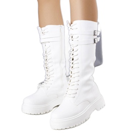 BM Christopher white high boots