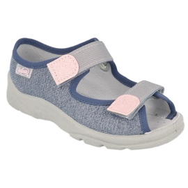 Befado children's shoes 969Y167 pink grey