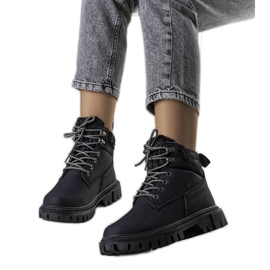 Didians women's black hiking boots