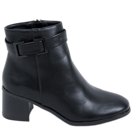 BM Dolores Black high-heeled boots