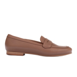 Marco Shoes Loafers with leather decoration beige