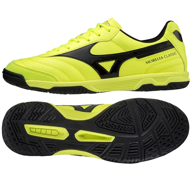 Mizuno Morelia Sala Classic In Q1GA220245 football boots yellow yellows Mizuno Morelia Sala Classic In Q1GA220245 football boots yellow yellows